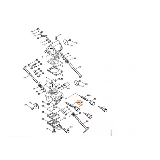 STIHL  Główna śruba regulacyjna 4238 122 6701